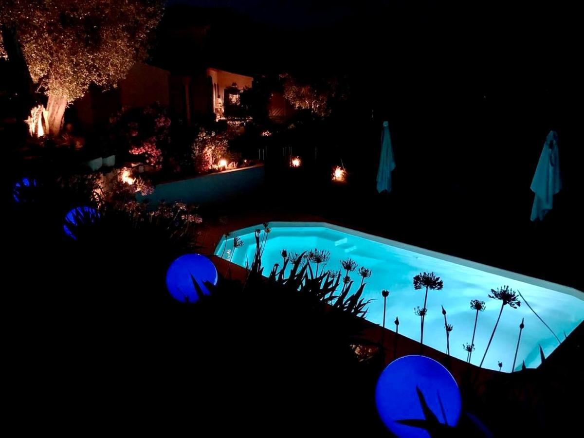 Cote D'Azur, Villa New Gold Dream With Heated And Privat Pool, Sea View Le Rouret Exterior photo